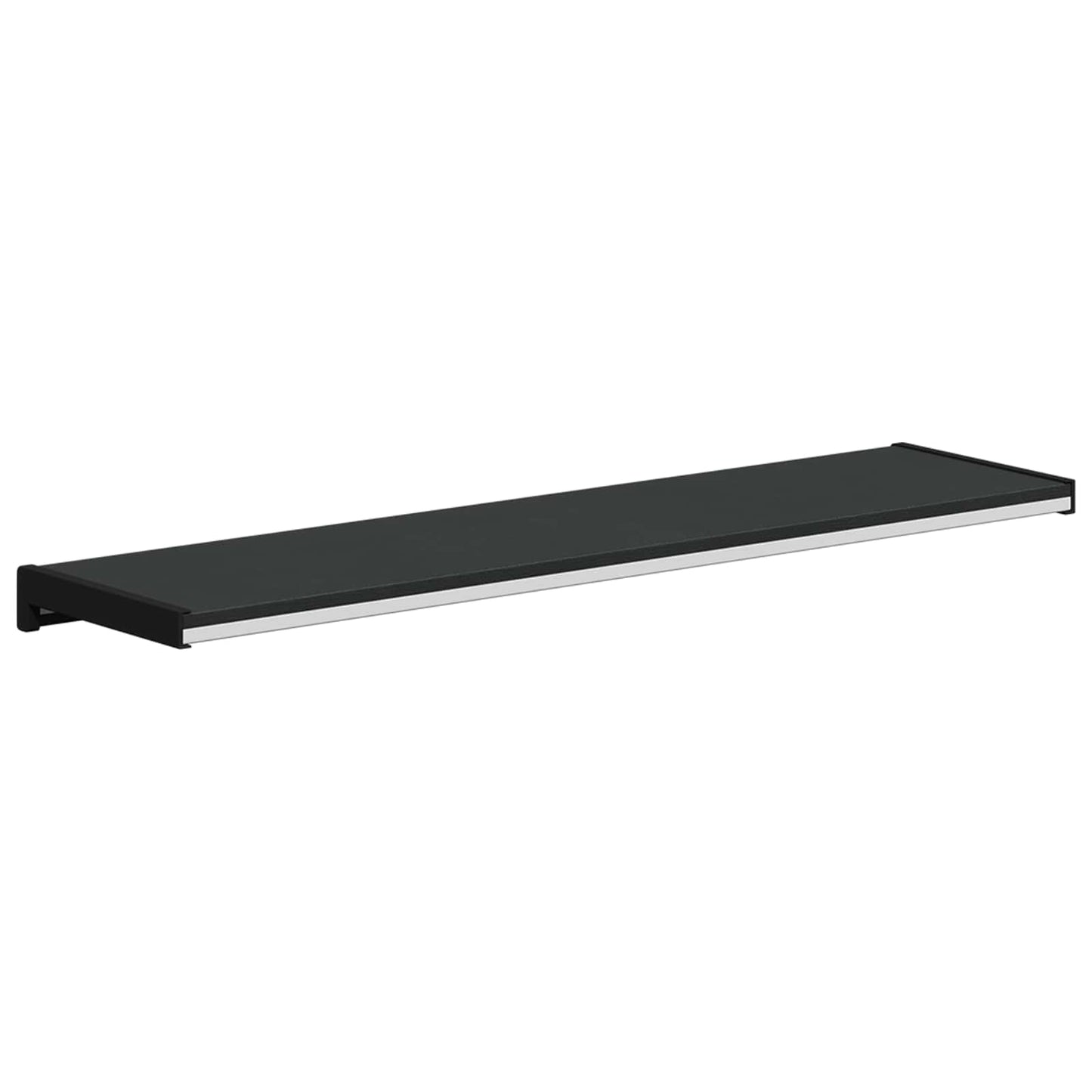 Window Sill Black with wood grain 100 x 20 x 4.5 cm PVC