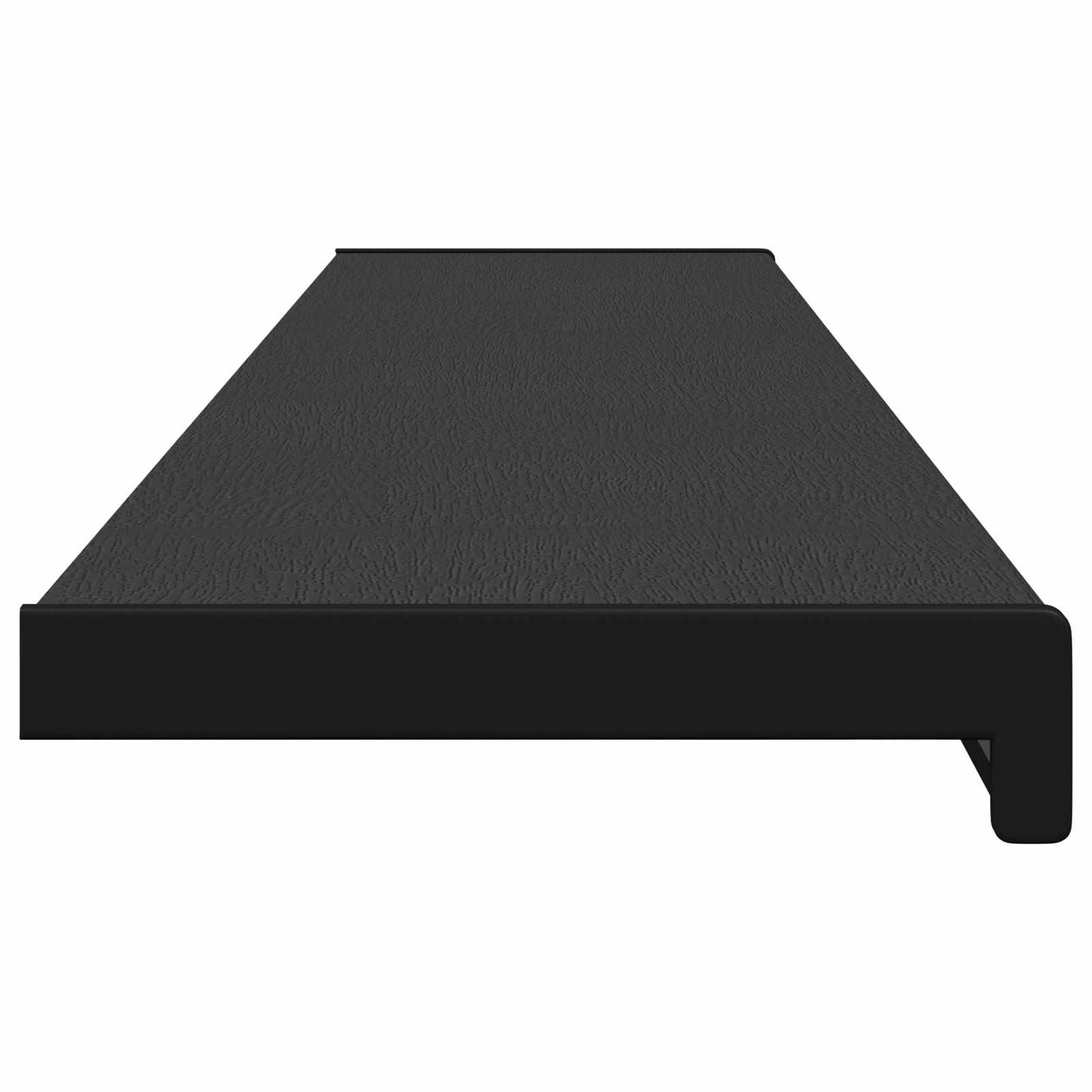 Window Sill Black with wood grain 120 x 20 x 4.5 cm PVC