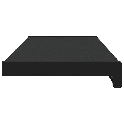 Window Sill Black with wood grain 100 x 25 x 4.5 cm PVC