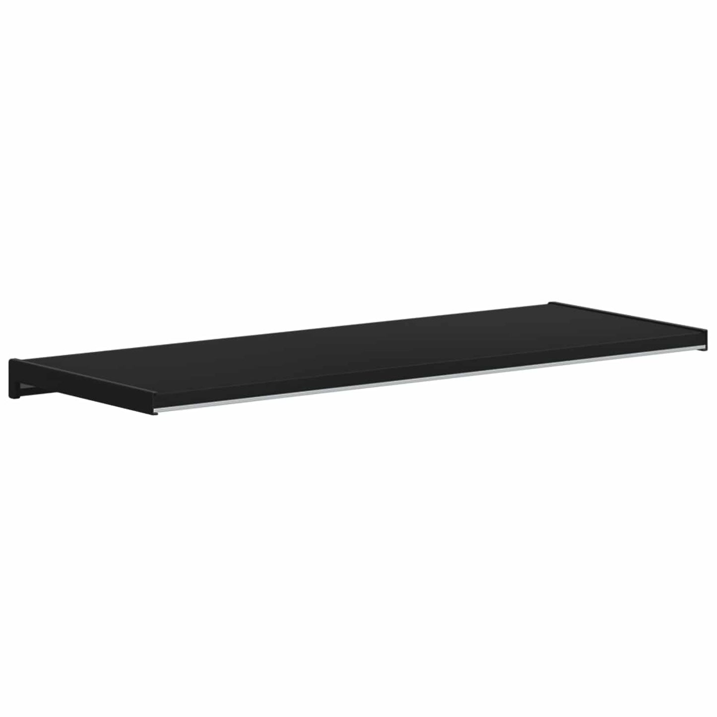 Window Sill Black with wood grain 60 x 30 x 4.5 cm PVC