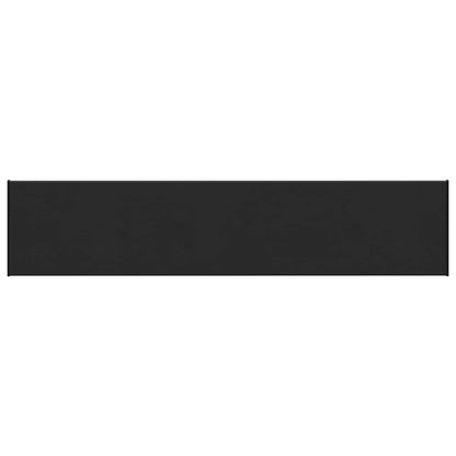 Window Sill Black with wood grain 140 x 30 x 4.5 cm PVC