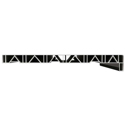 Window Sill Black with wood grain 80 x 35 x 4.5 cm PVC