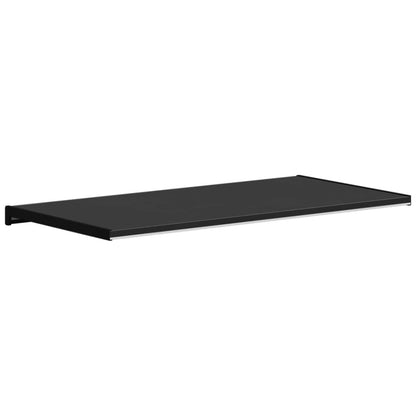 Window Sill Black with wood grain 60 x 40 x 4.5 cm PVC