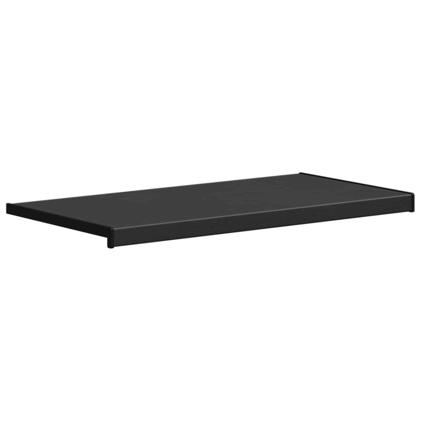 Window Sill Black with wood grain 80 x 40 x 4.5 cm PVC