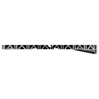 Window Sill Black with wood grain 140 x 40 x 4.5 cm PVC