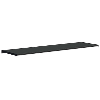 Window Sill Black with wood grain 140 x 40 x 4.5 cm PVC