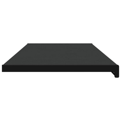 Window Sill Black with wood grain 120 x 45 x 4.5 cm PVC