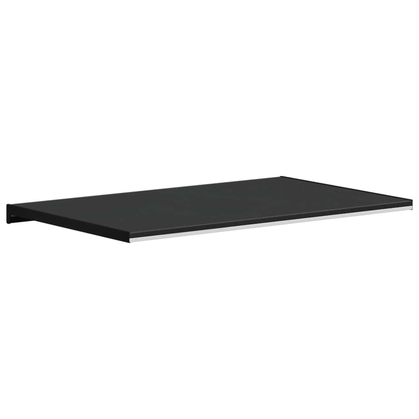 Window Sill Black with wood grain 80 x 50 x 4.5 cm PVC
