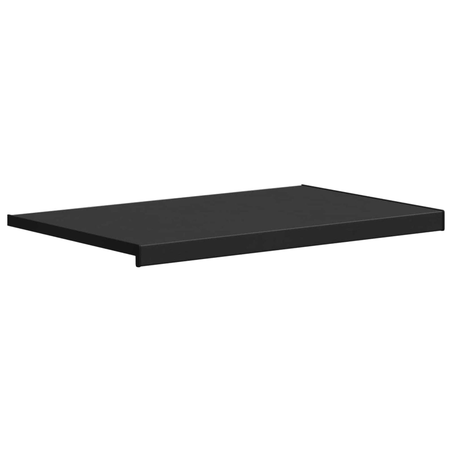 Window Sill Black with wood grain 100 x 50 x 4.5 cm PVC