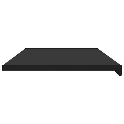 Window Sill Black with wood grain 120 x 50 x 4.5 cm PVC