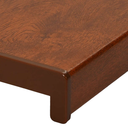 Window Sill Brown wood 160 x 15 x 4.5 cm PVC