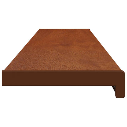 Window Sill Brown wood 140 x 20 x 4.5 cm PVC
