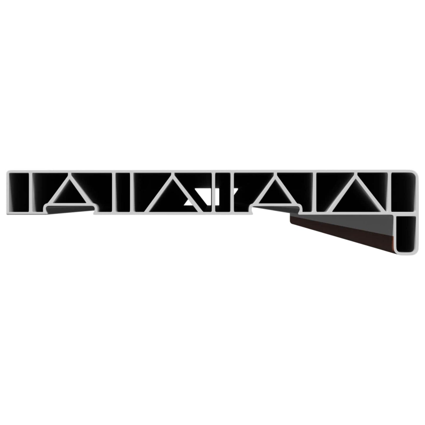 Window Sill Brown wood 140 x 25 x 4.5 cm PVC