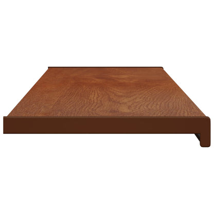 Window Sill Brown wood 140 x 30 x 4.5 cm PVC