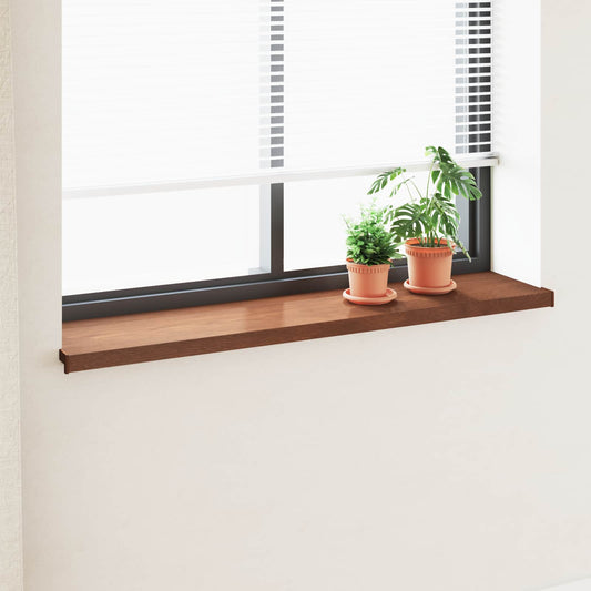 Window Sill Brown wood 140 x 35 x 4.5 cm PVC