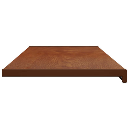 Window Sill Brown wood 120 x 45 x 4.5 cm PVC