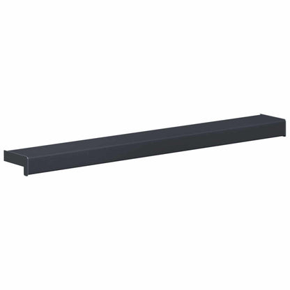 Window Sill Anthracite with wood grain 80 x 10 x 4.5 cm PVC