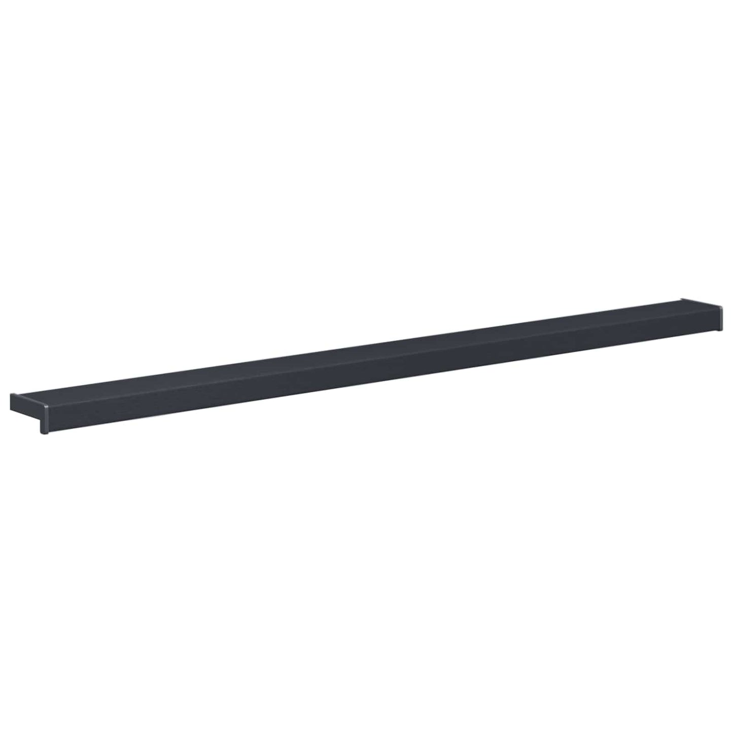 Window Sill Anthracite with wood grain 140 x 10 x 4.5 cm PVC