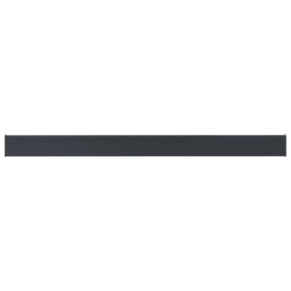 Window Sill Anthracite with wood grain 140 x 10 x 4.5 cm PVC