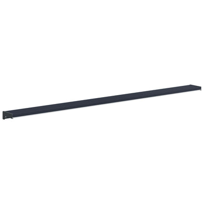 Window Sill Anthracite with wood grain 120 x 15 x 4.5 cm PVC