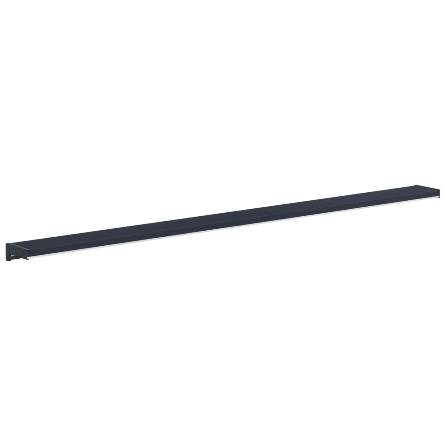 Window Sill Anthracite with wood grain 140 x 15 x 4.5 cm PVC