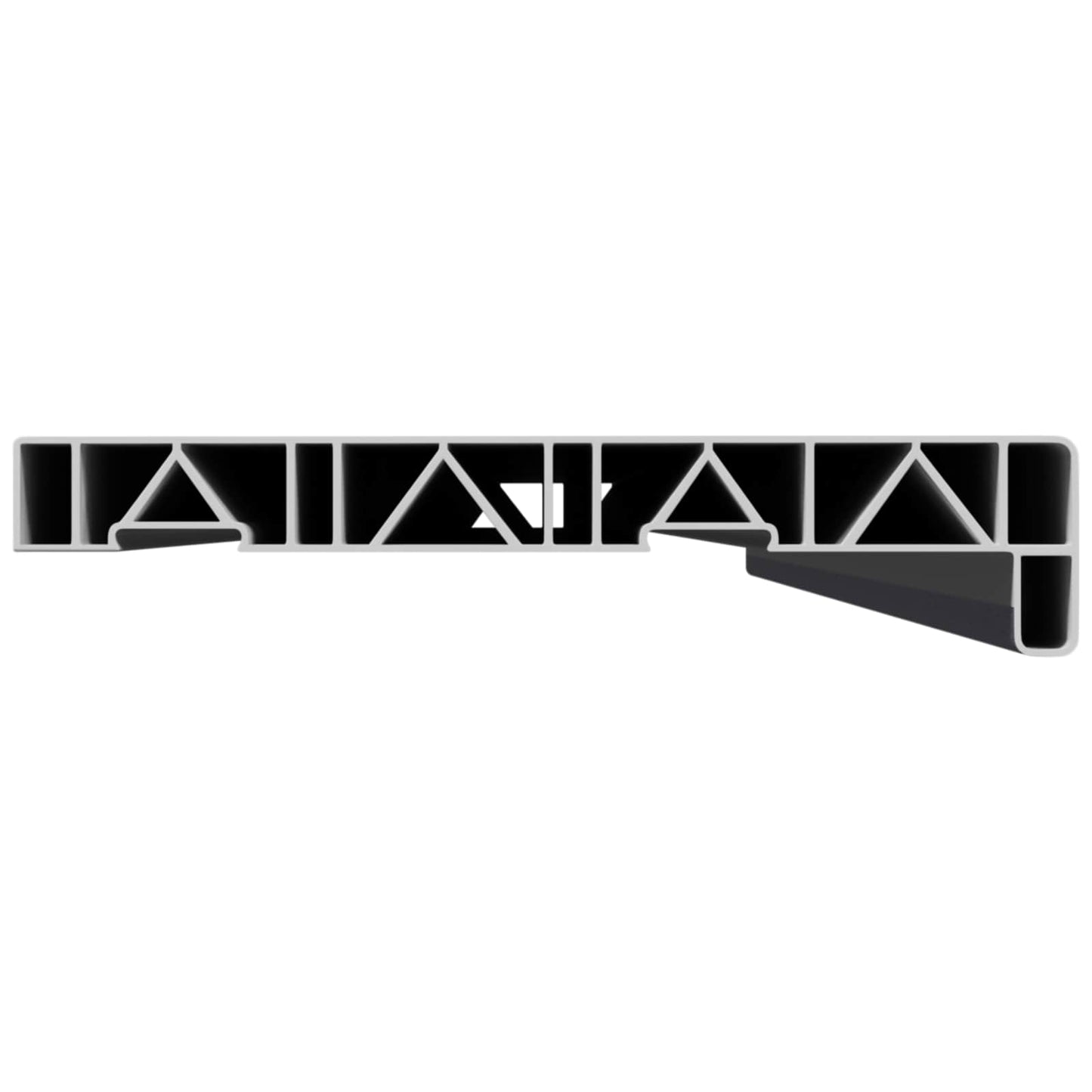 Window Sill Anthracite with wood grain 120 x 20 x 4.5 cm PVC