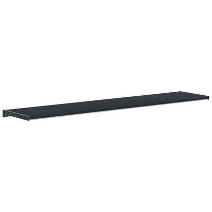 Window Sill Anthracite with wood grain 160 x 20 x 4.5 cm PVC