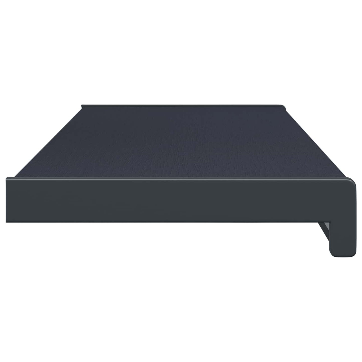 Window Sill Anthracite with wood grain 60 x 25 x 4.5 cm PVC