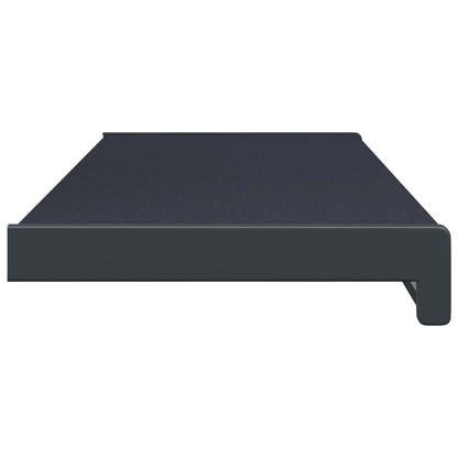 Window Sill Anthracite with wood grain 60 x 25 x 4.5 cm PVC