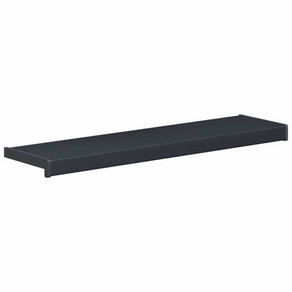 Window Sill Anthracite with wood grain 100 x 25 x 4.5 cm PVC
