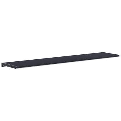 Window Sill Anthracite with wood grain 120 x 30 x 4.5 cm PVC