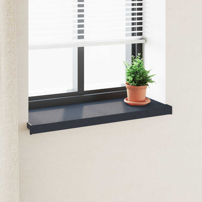Window Sill Anthracite with wood grain 100 x 35 x 4.5 cm PVC