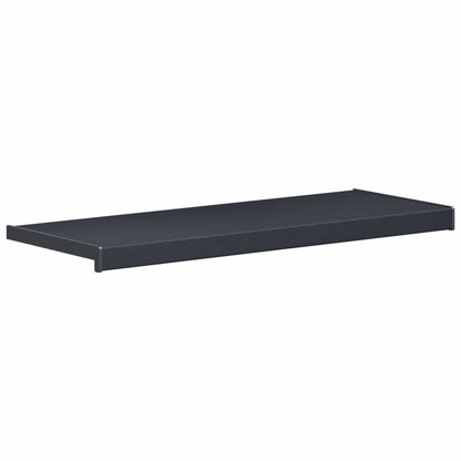 Window Sill Anthracite with wood grain 100 x 35 x 4.5 cm PVC