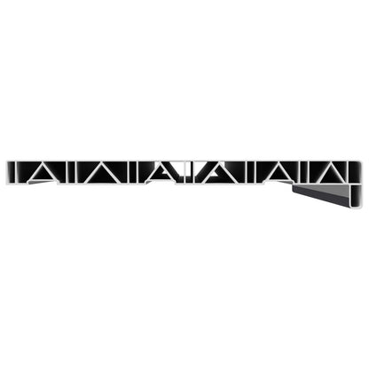 Window Sill Anthracite with wood grain 100 x 35 x 4.5 cm PVC