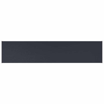 Window Sill Anthracite with wood grain 140 x 35 x 4.5 cm PVC