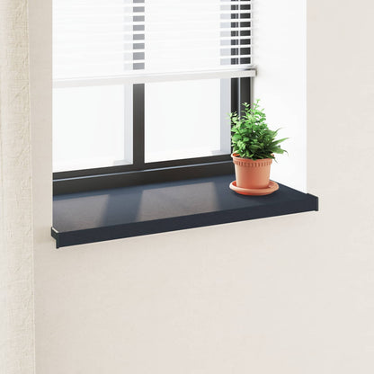 Window Sill Anthracite with wood grain 100 x 40 x 4.5 cm PVC