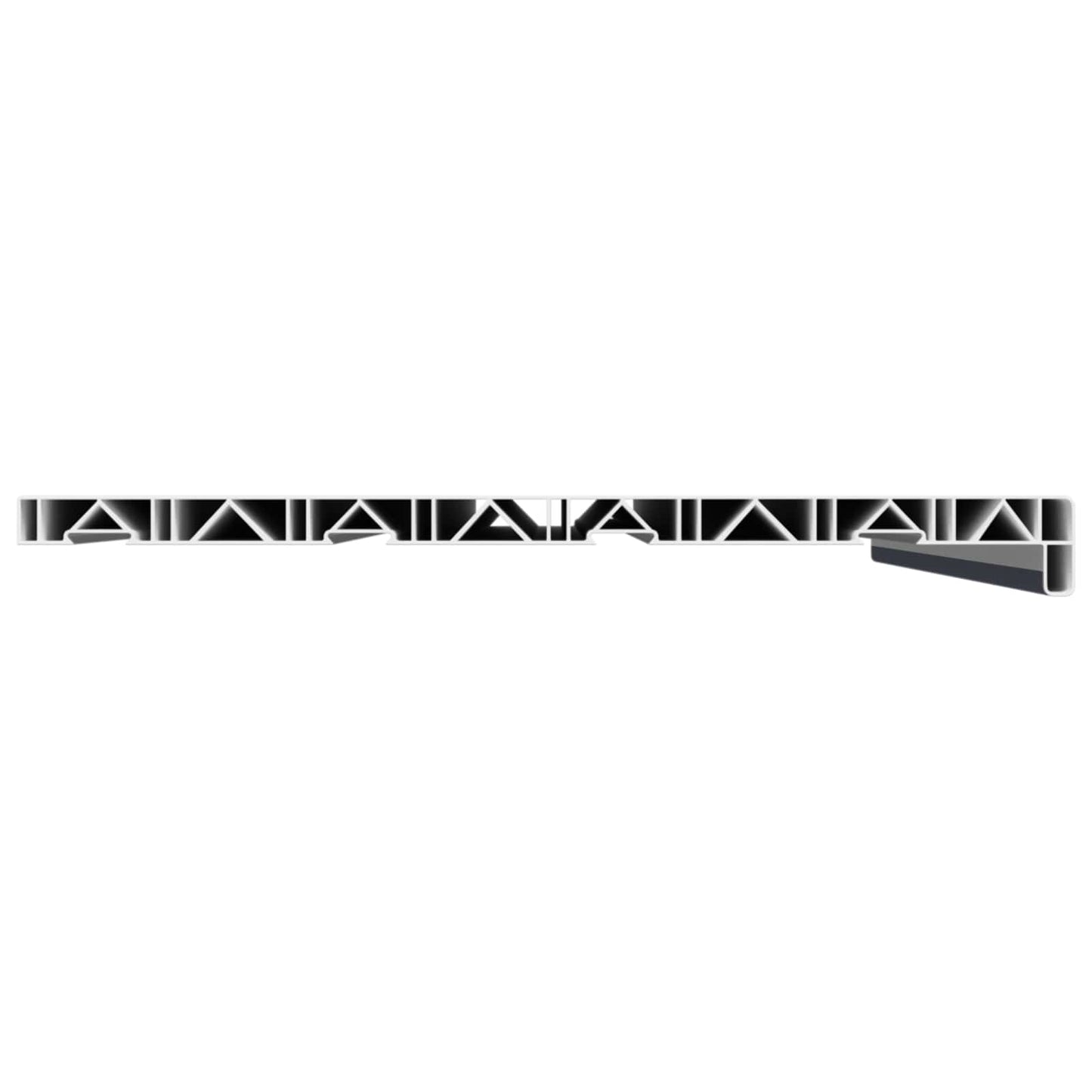 Window Sill Anthracite with wood grain 100 x 40 x 4.5 cm PVC
