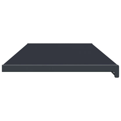 Window Sill Anthracite with wood grain 120 x 40 x 4.5 cm PVC
