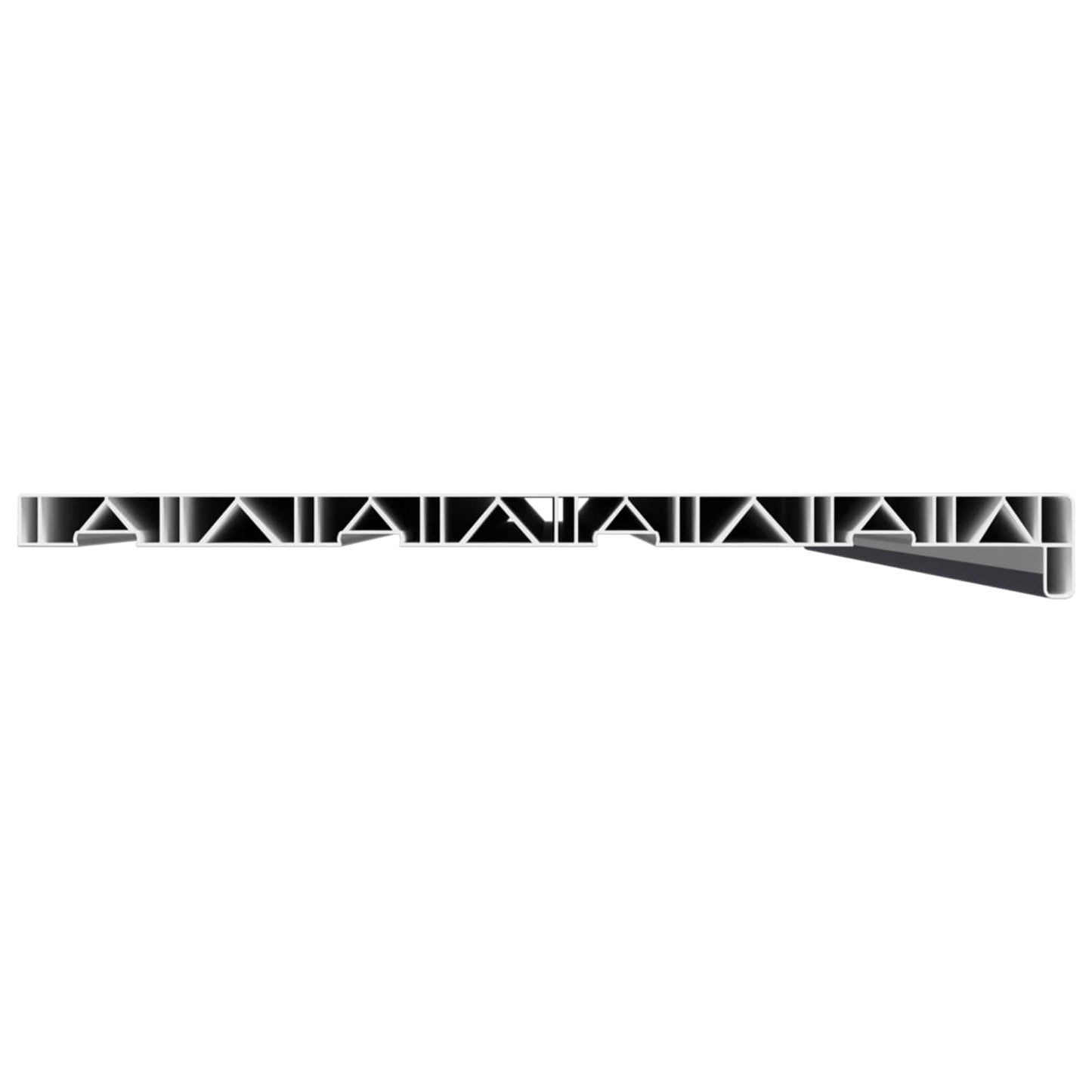 Window Sill Anthracite with wood grain 120 x 45 x 4.5 cm PVC