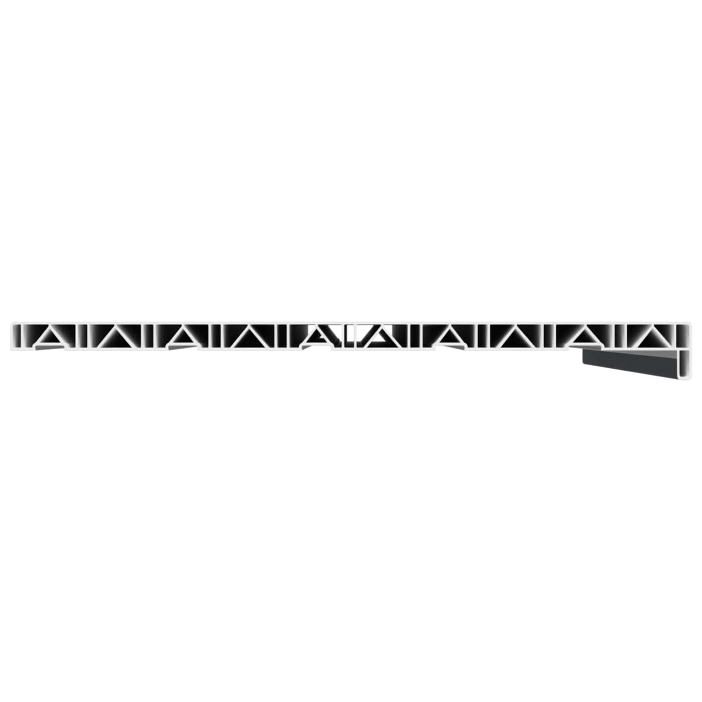 Window Sill Anthracite with wood grain 60 x 50 x 4.5 cm PVC