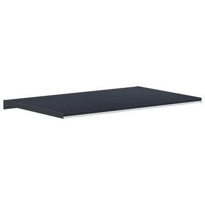 Window Sill Anthracite with wood grain 80 x 50 x 4.5 cm PVC