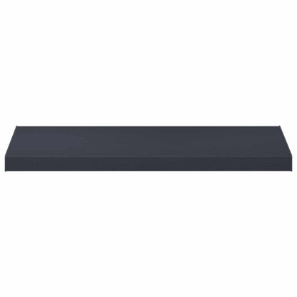 Window Sill Anthracite with wood grain 80 x 50 x 4.5 cm PVC