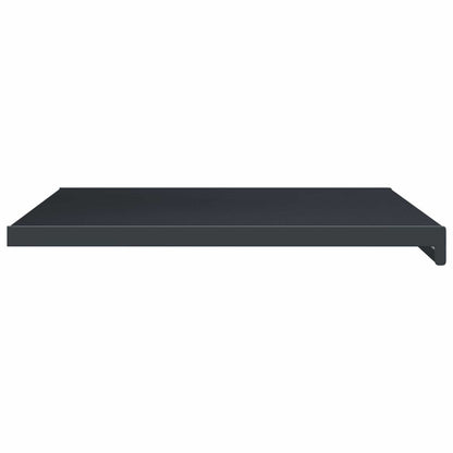 Window Sill Anthracite with wood grain 100 x 50 x 4.5 cm PVC