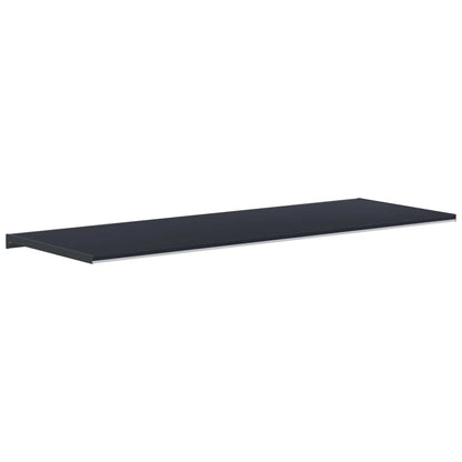 Window Sill Anthracite with wood grain 120 x 50 x 4.5 cm PVC