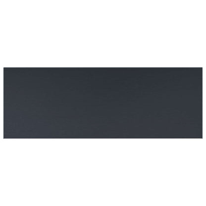 Window Sill Anthracite with wood grain 120 x 50 x 4.5 cm PVC