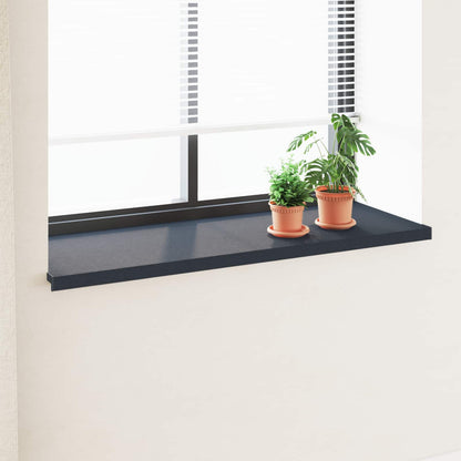 Window Sill Anthracite with wood grain 160 x 50 x 4.5 cm PVC