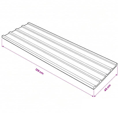 Roof Panel 12 pcs Brown 129 x 45 cm Galvanised steel