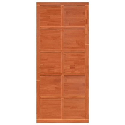 Barn Door Wax brown 100 x 2.5 x 208 cm Solid Pine Wood