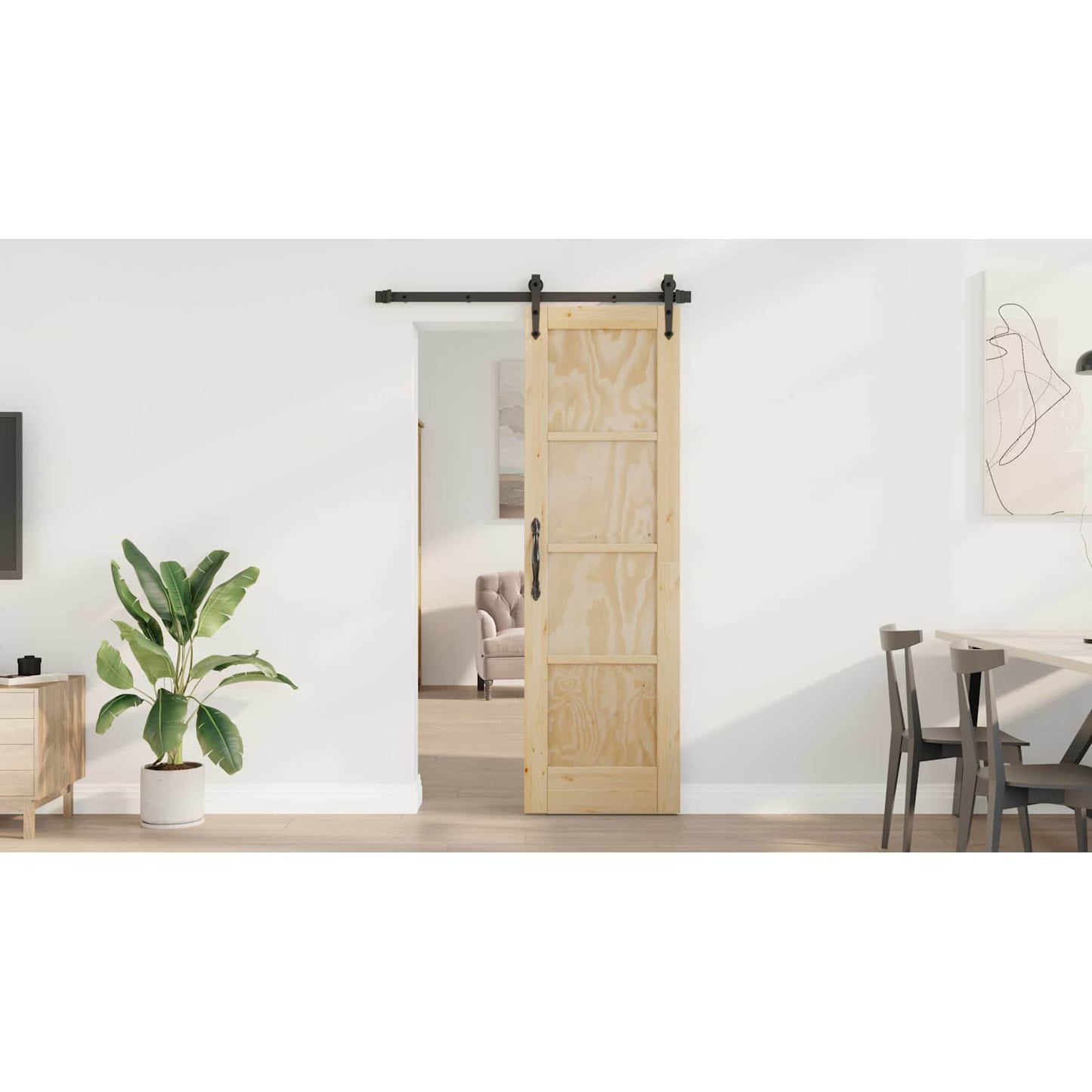 Interior Door Natural 61 x 198.5 cm Plywood