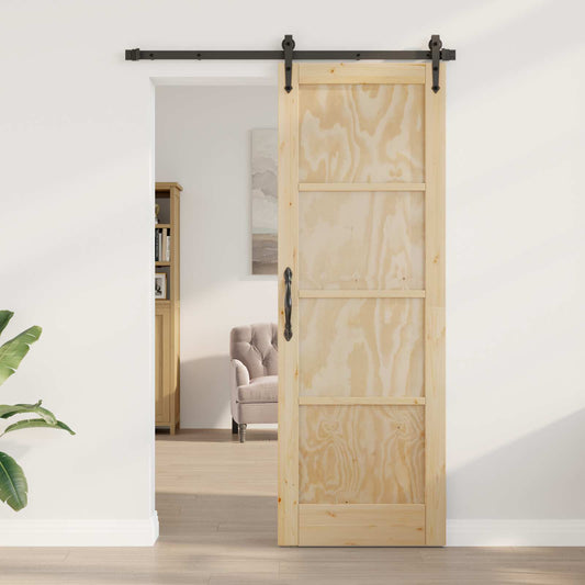 Interior Door 73.5 x 211 cm Plywood Natural